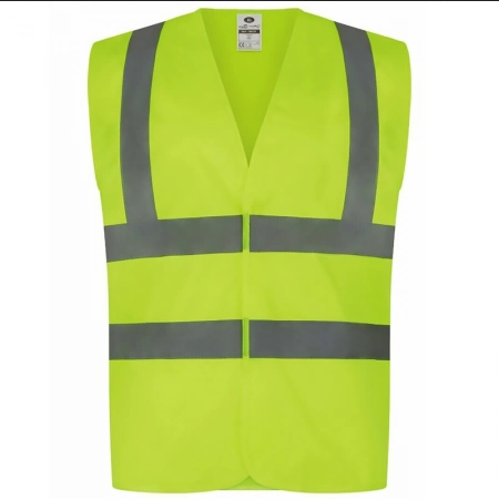 High Visibility Site Safety Vest - Green