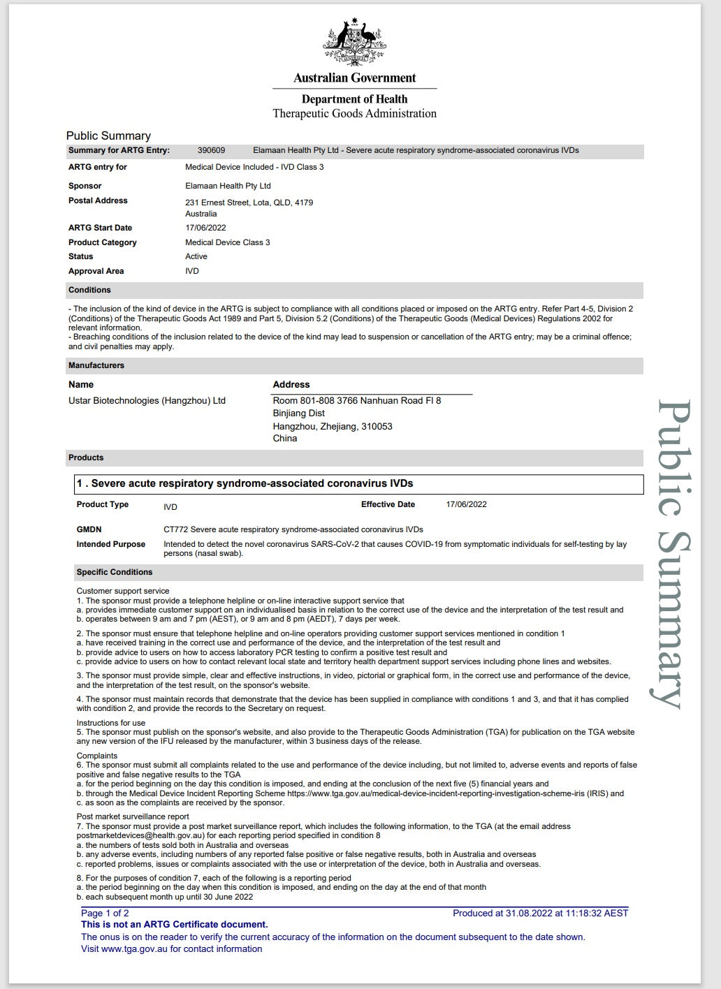 EasyNAT RNA PCR (Single Pack) + Clungene Rapid Antigen (5 Tests) Covid-19 Test Kits - Combo Pack