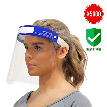 5000 Pack Double Side Anti Fog Face Shield - Face Protection