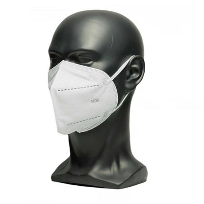 Purnote N95 White Medical Mask Individually Wrapped and Bar Coded - 60 Masks